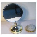 8.5' Tall Vanity Mirror & Vintage Pin Cushion