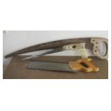 Three Various Hand Saws