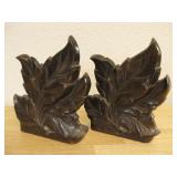 Pair 7' Vintage Brass Bookends