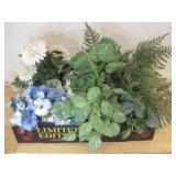 Assorted Faux Plants & Flowers