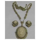 West Germany Cameo Set Hallmarked