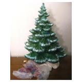 19' Ceramic Musical Christmas Tree Light Works