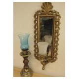 20' Wall Mirror & Candle Holder Pictured