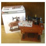 6' Sewing Machine Music Box In Box
