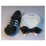 Vintage Ceramic Ashtray & Avon Shoe Bottle