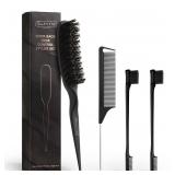 11-5B4 Ellen Evyse Boar Bristle Slick Back...