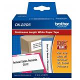 18-8C1 Brother Genuine DK-2205 Continuous White...