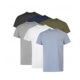 18-10B3 Hanes Men S Cotton Pocket T-Shirt ...