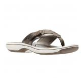 18-8B7 Clarks Women's Breeze Sea Flip Flop...