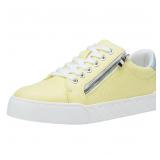 18-9A1 SZ 8.5, Jeossy Women's Yellow Flat Low...
