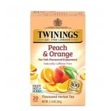 Twinings Peach & Orange Herbal Tea Bag - 20 Count