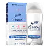 Secret Clinical Strength Antiperspirant...