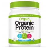 Orgain Organic Plant Based Protein Powder, Vanilla