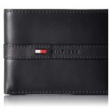 Tommy Hilfiger Mens Genuine Leather Passcase Wal
