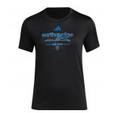 adidas Women's Soccer T-Shirt - SJ Earthquakes, L