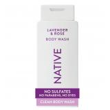 Native Body Wash - Lavender & Rose 18 oz
