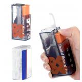 Hpmjz 3Pcs Portable Dental Floss Case Automatic