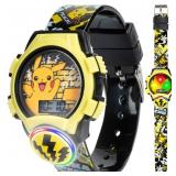 SZ 5.5' to 8' Pokémon Kids Watch  Pikachu Dial