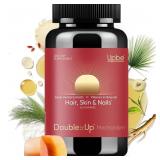 Double Up Hair Skin & Nails Biotin Gummies - 60ct