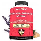 Nutrivein Fadogia Agrestis & Tongkat 1100mg,...