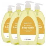 Amazon Basics Tear-Free Baby Hair & Body Wash,...