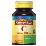 Nature Made Vitamin C 1000 mg Tablets, 100 Count