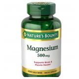 Nature's Bounty Magnesium 500mg - 200 Tablets