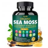 Bualle Organic Sea Moss Capsules - 150ct
