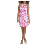 Siena Women's Dresses Mini Dress, Wht/MUL Size 10