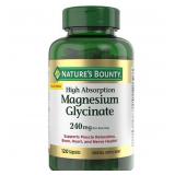 Nature's Bounty Magnesium Glycinate 240mg - 120 ct
