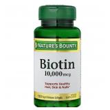 Natureï¿½s Bounty Biotin 10000mcg - 120 Softgels