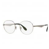 Ray-Ban Men's ORX6343 Eyewear Frames - Silver,...