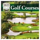 Turner Licensing  Golf Courses 2025 Desk Calendar