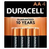 Duracell Coppertop AA Alkaline Battery - 4 Pack