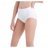 Hanes Women's Cotton Brief Underwear 6-Pack Size 7
