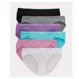 Hanes Women's Cotton Bikini Underwear - 6-Pack, 5