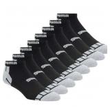 PUMA MEN'S X8 LOW CUT SOCKS - BLACK - LARGE...