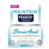 Monistat Maintain Boric Acid Suppositories - 30ct.