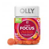 OLLY Laser Focus Gummy, Berry Tangerine - 36 Count