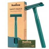 Bambaw Stainless Steel Safety Razor - Sea Green