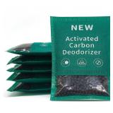 6 Pack Activated Charcoal Odor Absorber - 60g/Pack