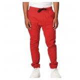 Young Menï¿½s Jogger Pants  red, Medium