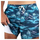 Kanu Surf Men's 5ï¿½ Adventure Swim Trunks - Blue...