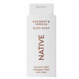 Native Body Wash Coconut & Vanilla, 18 oz