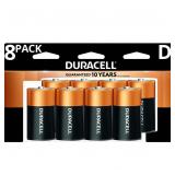 Duracell Coppertop Alkaline Batteries - D - 8
