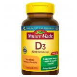 Nature Made Vitamin D3 2000IU - 220 Tablets