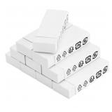 Amazon Basics Block White Eraser, 10 Count