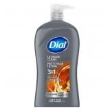 Dial 3-in-1 Men's Body Wash - Amber Wood, 32 oz