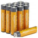 Amazon Basics 1.5V AAA Alkaline Batteries - 12...
