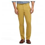 IZOD Men's American Chino Flat-Front Pants, Khaki